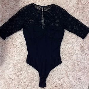 Fleur du mal Magnolia Lace Bodysuit